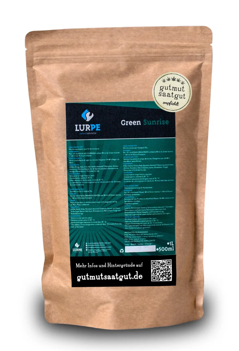 gutmut empfiehlt - Living Soil - Green Sunrise Komposttee_LURPE-1000