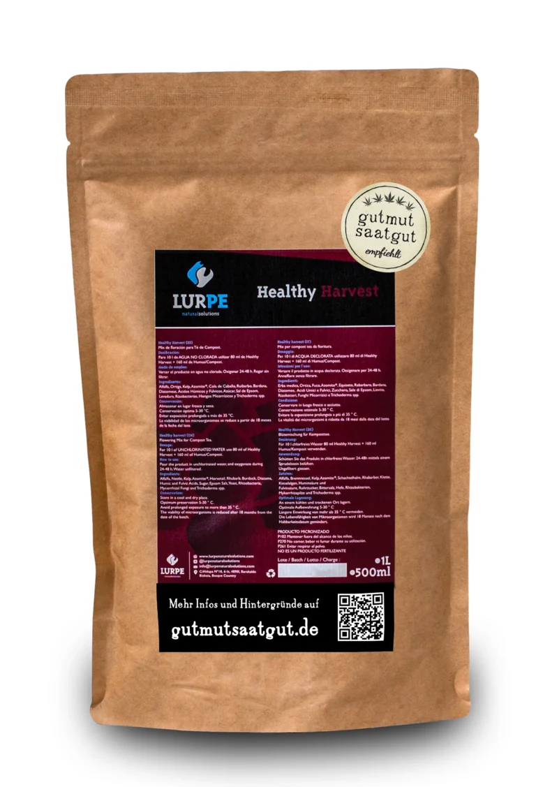 gutmut empfiehlt - Living Soil - Healthy Harvest Komposttee_LURPE-1000